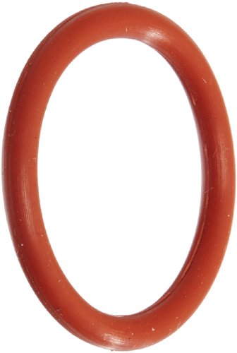 020 סיליקון O-Ring, 70A דורומטר, אדום, 7/8 ID, 1 OD, 1/16 רוחב