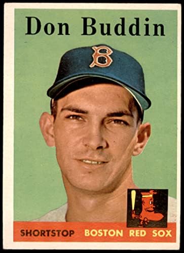 1958 Topps 297 DON BUDDIN BOSTON RED SOX EX Red SOX