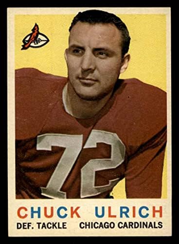 1959 Topps 57 Chuck Ulrich Chicago Cardinals-Fb NM קרדינלס- FB אילינוי