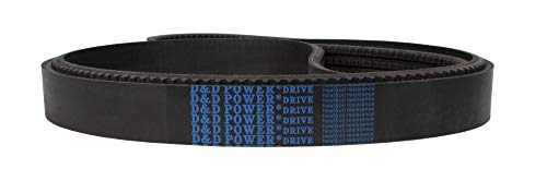 D&D PowerDrive 3VX355/04 Massey Ferguson חגורה, 3VX, 4 -להקת, 35.5 אורך, גומי