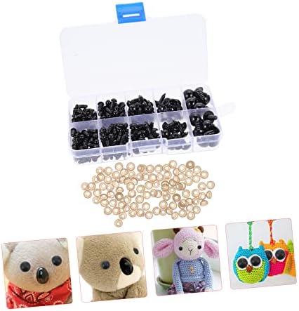 DIDISEAON 400 PCS קופסא קופסא קופסא עיניים פלסטיק צעצועים מעוטרים אביזרים מלאים צעצועים ממולאים