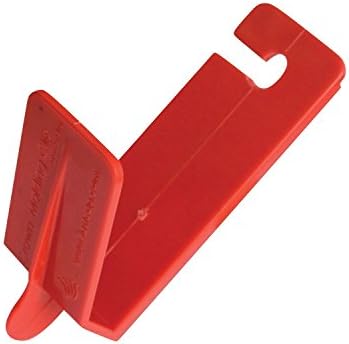 קליפ מוטש של הכתר FastCap Clip Clip Clip, 4 חבילות, אדום