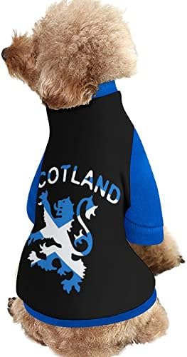 אריה מצחיק משתולל סקוטלנד סווטשירט חיית מחמד סקוטלנד עם סרבל סוודר פליס לכלבים חתול עם עיצוב