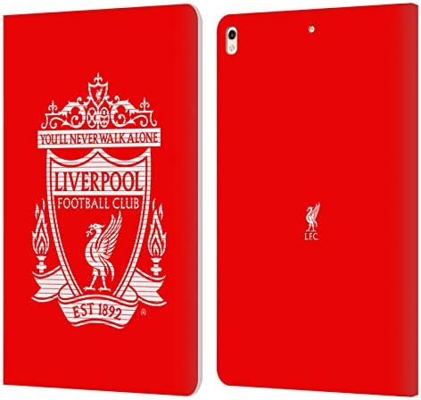 עיצובים של מקרה ראש מעצבים מורשה רשמית מועדון הכדורגל של ליברפול שחור 2 קרסט 2 פו עור ארנק ארנק מארז תואם ל- Apple