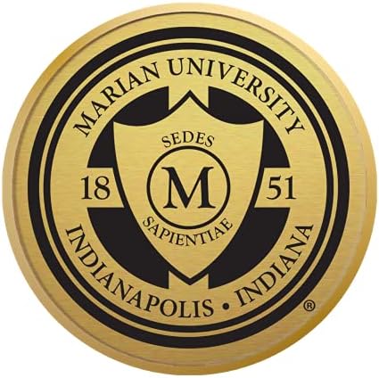 אוניברסיטת מריאן באינדיאנה - רישיון רשמית - מסגרת תעודת מדליית זהב - גודל מסמך 11 x 8.5