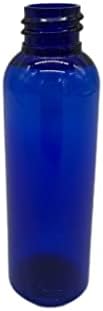 2 עוז בקבוקי פלסטיק כחולים קוסמו -12 אריזה לבקבוק ריק ניתן למילוי מחדש - BPA בחינם - שמנים אתרים - ארומתרפיה