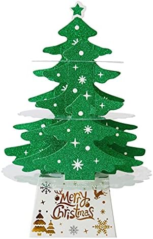 קישוטי עץ חג המולד מבריקים עם אורות עץ מיני עץ שולחן עבודה חג המולד קישוטי חג מולד דקור בית חתוך