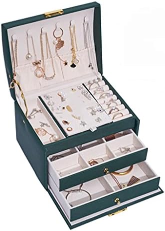מארגן תכשיטים GSDNV עגילי שרשרת ניידים טבעות אריזות קופסאות תכשיטים