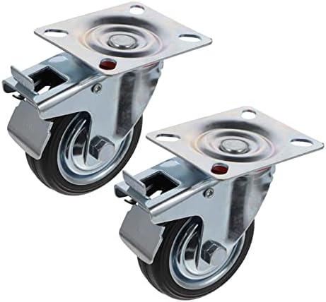 חצר 2 יחידות גלגלים לא אוניברסליים גלגלים מסגרת מיטה גלגלים ריהוט גלגלים