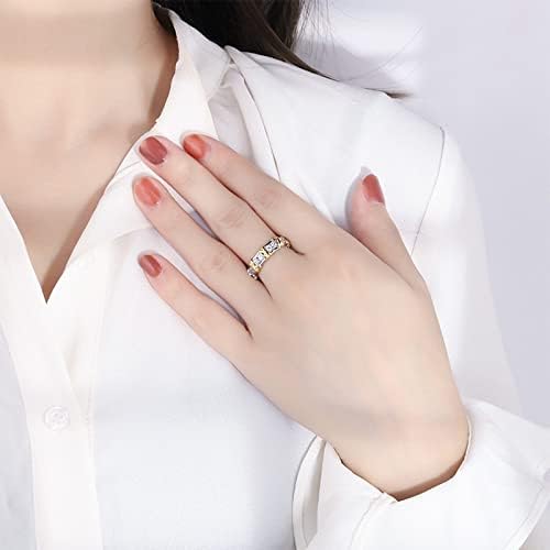 זירקון עיצוב צלב מלא מויסניט יהלומי טבעת זירקון עיצוב טבעת 925 סטרלינג כסף כריס צלב טבעת יאנסיו