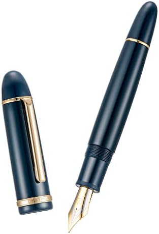 4 יחידות מגוון צבעים ג ' ינהאו 159 אקריליק עט נובע סט, גודל 8 בסדר ציפורן קלאסי עיצוב חלק כתיבה עט עם ממיר