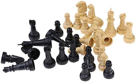 ZSEDP 32 חלקים מפלסטיק שחמט בינלאומי סט חתיכות סטנדרטיות קלאסיות לחובב שחמט מתנה/צעצועי בידור