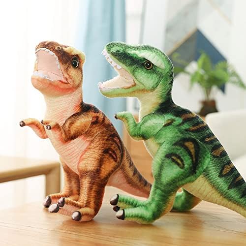סדרת סימולציה של דינוזאור של Tyrannosaurus rex rex בובה יצירתית צעצוע של דינוזאור קטיפה, תמונה