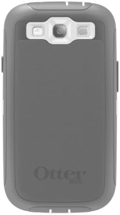 סדרת Otterbox Defender Case עבור Samsung Galaxy S III - אריזה קמעונאית - לבן/אפור