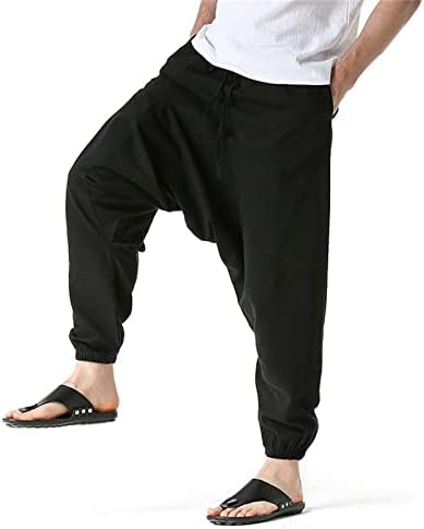 Miashui Size 13 גברים חדשים יפנים מכנסיים מעופפים רופפים מכנסיים גדולים לאופנה מזדמנים מכנסיים לגברים