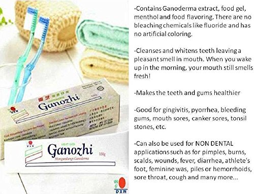 דיל סיטונאי 30 קופסא DXN Ganozhi משחת שיניים עם Ganoderma: תרופה לניקוי שיניים טבעיות לנשימה