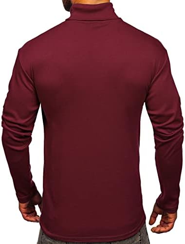 חולצות טריקו תרמיות של צווארון הגברים של גברים צווארון