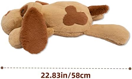 StorageX 3.2 קילוגרם חיות ממולאות משוקללות, דברים חמודים גור גורים רכות לילדה כרית צעצוע ממולאת משוקללת