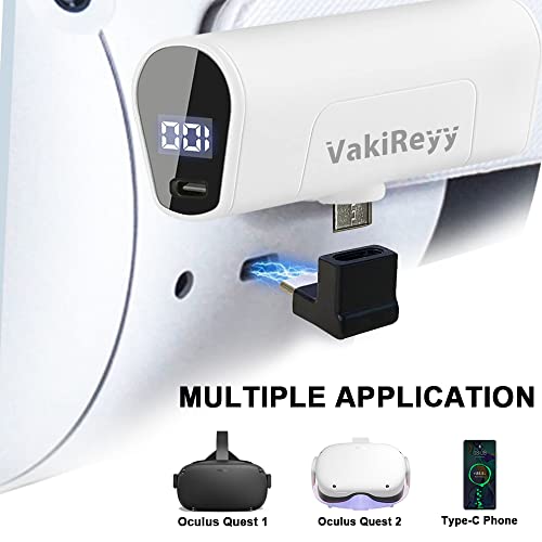 Vakireyy 5000mah חבילת סוללות עבור Oculus Quest 2 אביזרים