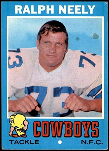 1971 Topps 89 Ralph Neely Dallas Cowboys VG Cowboys Oklahoma
