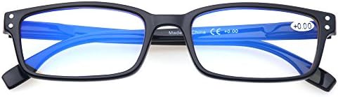 משקפי מחשב של קרסן 2 זוגות הגנה מפני קרינה אולטרה סגולה, קרני אנטי כחולות, משקפי קריאת מחשב נגד