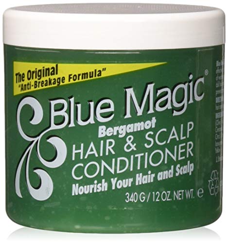 מרכך שיער וקרקפת ברגמוט קסם כחול, 12 אונקיות