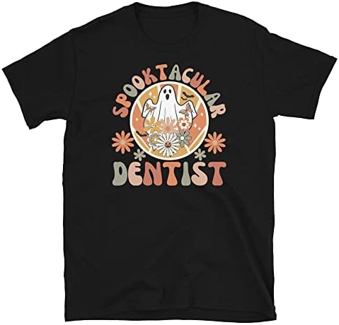 רופא שיניים ליל כל הקדושים חולצה, ליל כל הקדושים רופא שיניים חולצה, ספוקי רופא שיניים חולצת טי