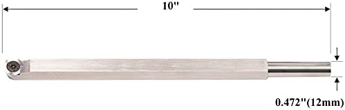 כלים לעיבוד עץ קרביד הטה מחרטה אזמל גימור כלי בר 10 סנטימטרים עם סי 0 16 ממ עגול קרביד הכנס חותך עבור עץ תחביבים