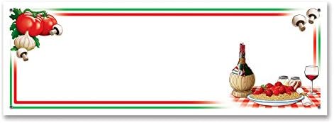 קישוטי מפלגה איטלקיים איטליה 20 חלקים צרור מערבולות מערבולות גזרות