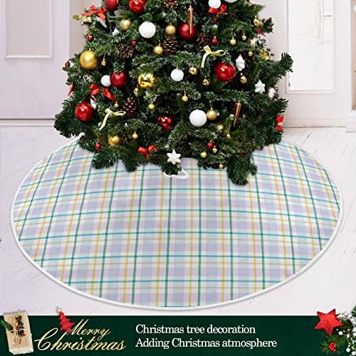 חצאית עץ חג המולד משובצת קשת OARENCOL משובצת 36 אינץ