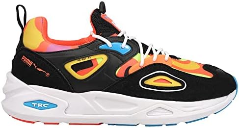 PUMA Mens Trc Blaze Lava Lace Up Sneakers נעליים מזדמנים - שחור