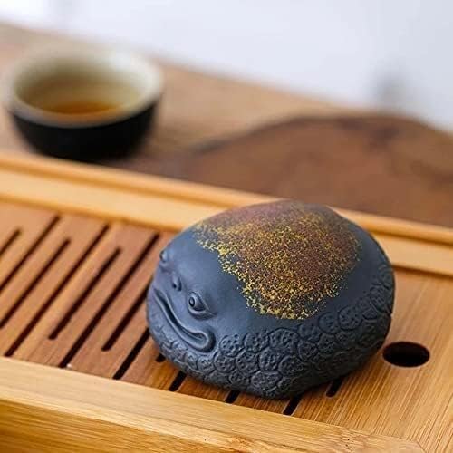 חיית מחמד תה קרפדת זהב סגול יכולה לגדל תה מזל לנגן אביזרי שולחן תה שולחן תה.