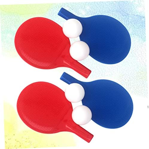 2 סטים חיצוני סט טניס שולחן מחבט לשחק משחק שולחן טניס סט שולחן טניס משוטי ילדים חליפות חיצוני