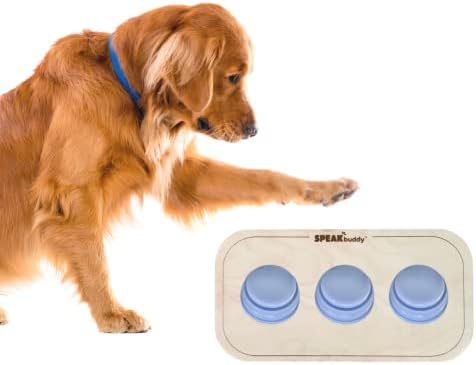אימון כפתור כפתור זנב WAGGY אימון כפתורי כלבים שמקל על הכלב שלך לדבר ...