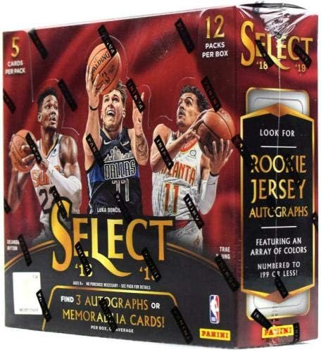 2018/19 PANINI SELECT BASKEBAGE BAXBAY BOX - חבילות שעוות כדורסל