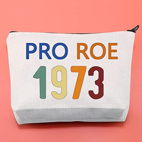 תיק איפור של Blupark Feminism מתנת זכויות רבייה מתנה להגן על פרו רו 1973 תיק קוסמטי לנשים מקצוענות