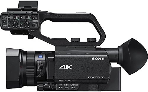 Sony HXR-NX80 Full HD NXCAM עם HDR ו- AF היברידי מהיר עם כרטיס זיכרון של 16 ג'יגה-בייט, סוללה נוספת ומטען, פילטר