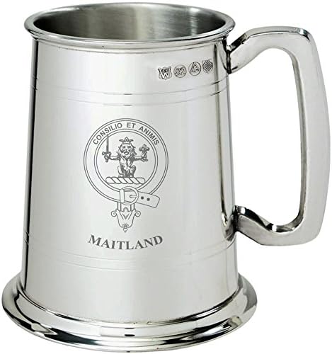 Maitland Clan Crans Crest Tankard 1 חצי ליטר