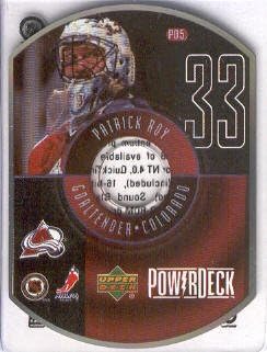 1999-2000 NHL הסיפון העליון Patrick Roy PowerDeck כרטיס הכנס p05! מונטריאול קנדיינס, קולורדו