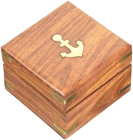 4 אסטרולבה סקסטנט עם קופסת עץ: סקסטנט ימי