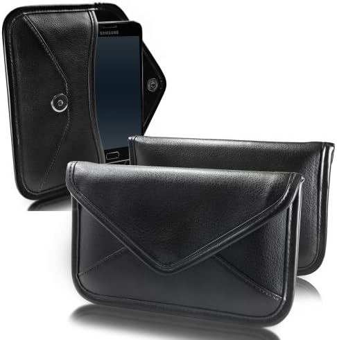 מקרה Boxwave תואם ל- Samsung Galaxy A7 - כיס מסנג'ר עור מובחר, עיצוב עטיפת כיסוי עור סינטטי