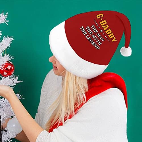 את מיתוס האגדה חג המולד כובע רך קטיפה סנטה כובע מצחיק כפת עבור חג המולד לשנה חדשה חגיגי מפלגה