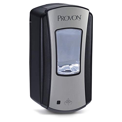 Provon LTX-12 מתקן שטיפת יד קצף נטול מגע, Chrome/Black, עבור 1200 מל פרובון LTX-12 RELILLS