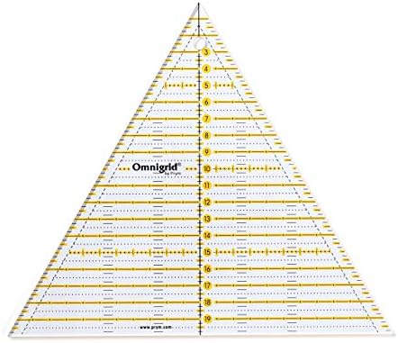 Prym Taxwork-Lineal Dreieck 60 Grad Multi 20 סמ שליט Omnigrid, 20 סמ, שקוף