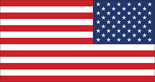 מדבקת דגל אמריקאית בגודל רשמי