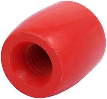 X-DREE M10 חוט נקבה אדום ידית כדור פלסטיק קשיח ידית כפתור לכלי מכונה (M10 ROSCA HEMBRA MANIJA CON PERNO DE