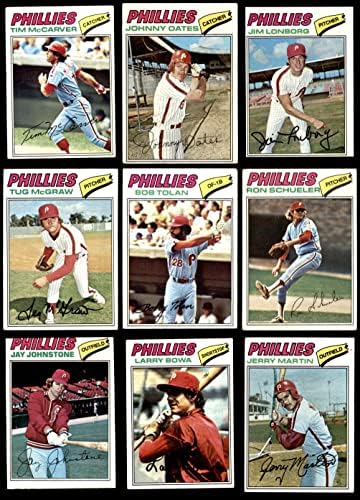1977 Topps Philadelphia Phillies ליד צוות SET Philadelphia Phillies VG+ Phillies