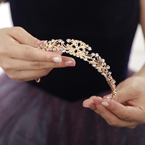 יהלומים מלאכותיים כלה נזר לחתונה יום הולדת כתר נסיכת מצנפות וכתרים עבור נשים ובנות
