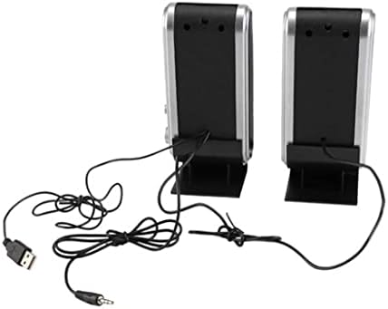 2 יחידות רמקולים למחשב נייד רמקול סטריאו 3.5 ממ עם אוזן שקע למחשב שולחני מחשב נייד
