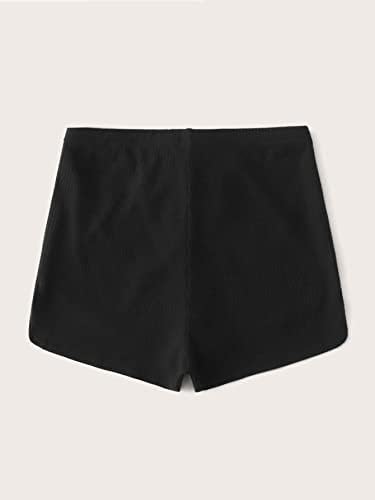 מכנסיים קצרים לנשים בולקה מותניים מותניים א-סימטריים מכנסיים קצרים סרוגים מכנסי נשים